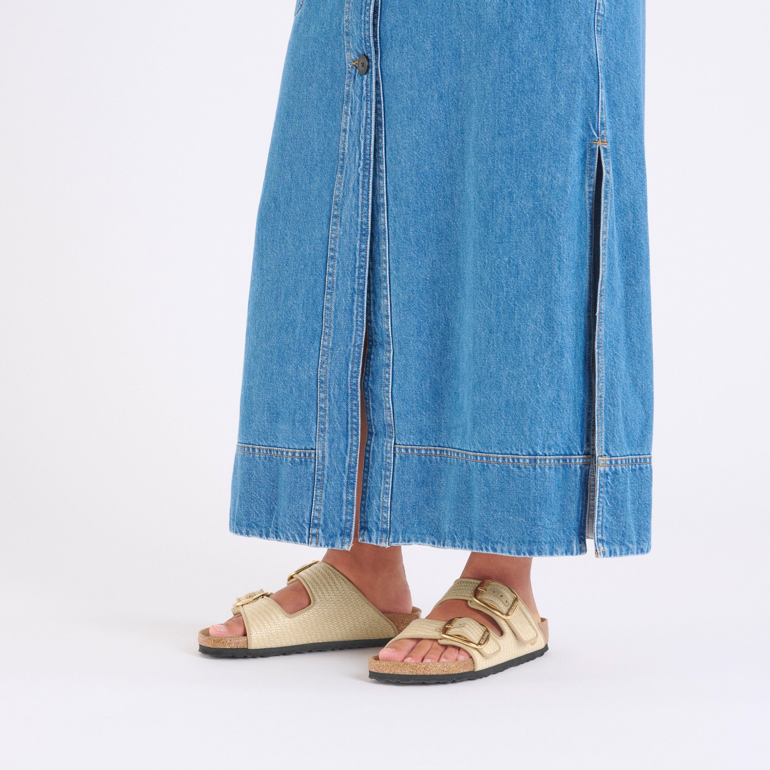 Arizona Big Buckle Raffia Natural Textile - Image 4