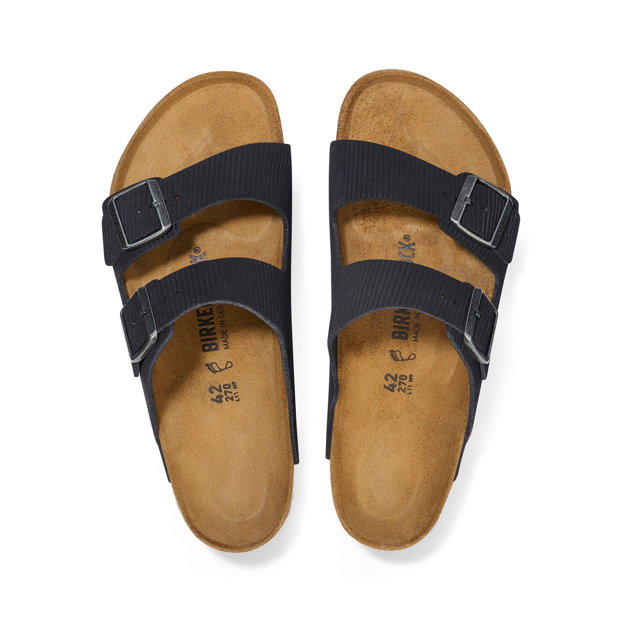 Arizona Corduroy Midnight Embossed Suede Leather - Image 3