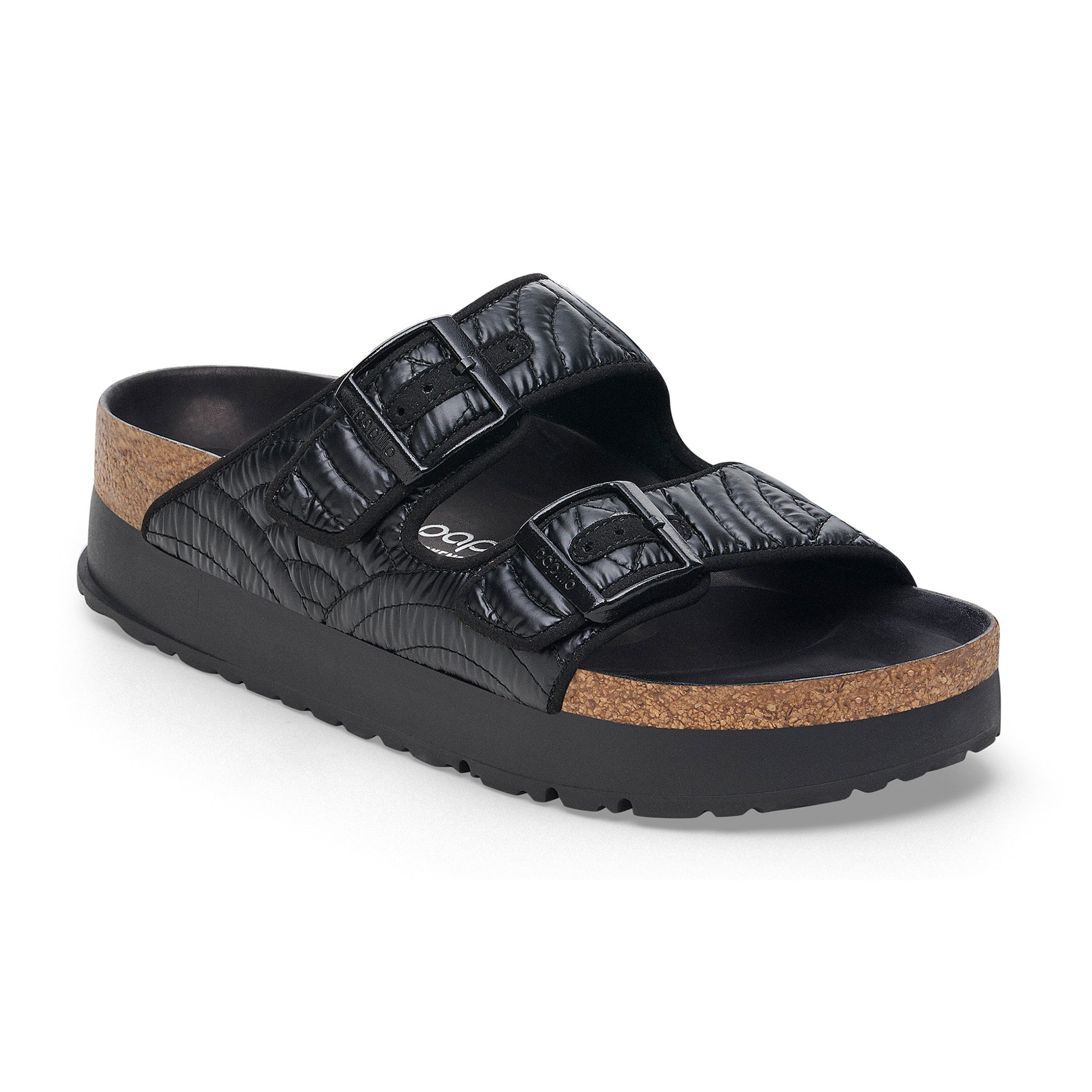 Arizona Platform Winter Puff Black Nylon