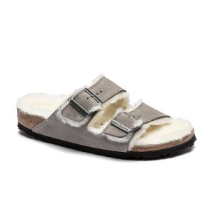 Arizona Shearling Stone Coin Suede Leather