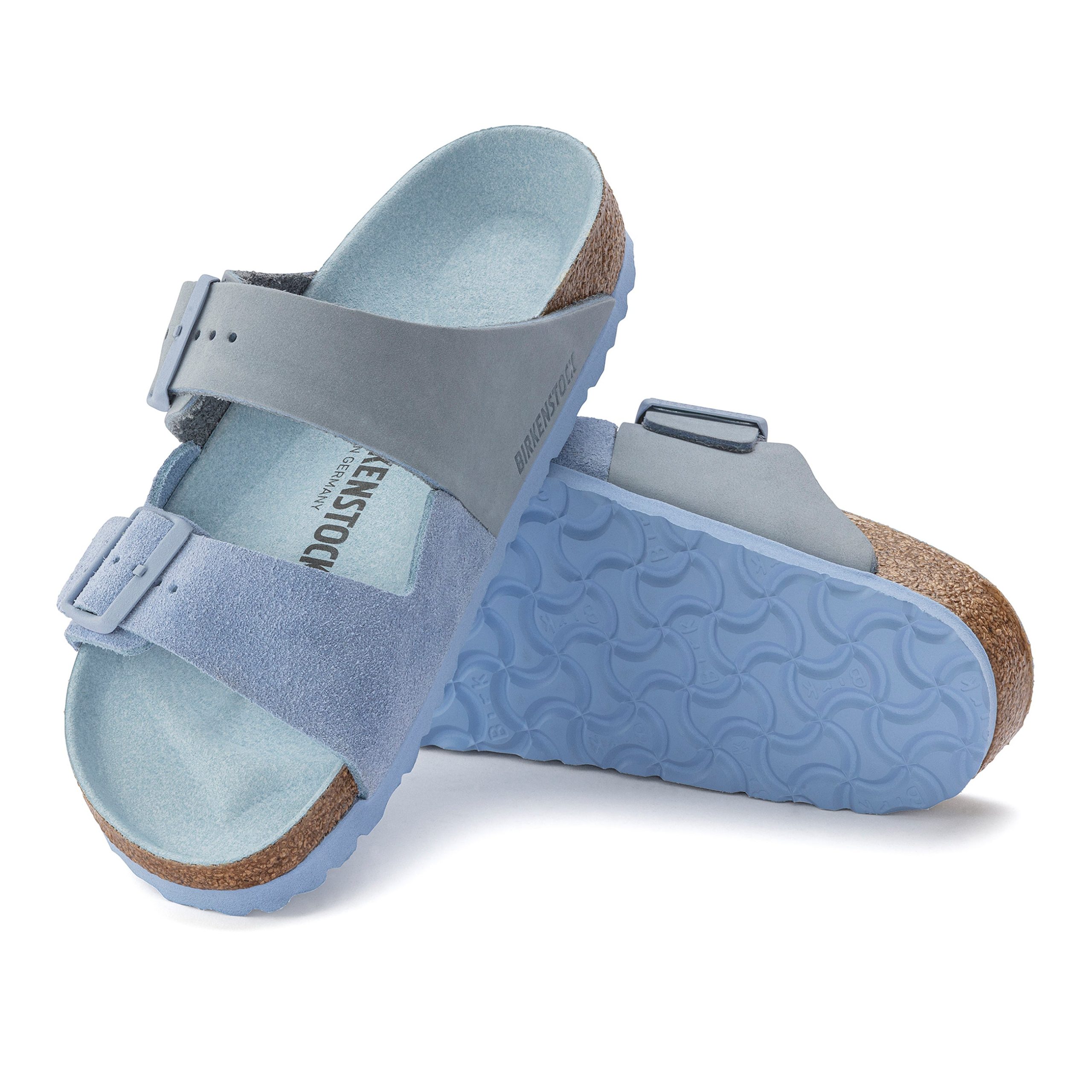 Arizona Split Dusty Blue Nubuck/Suede Leather - Image 4