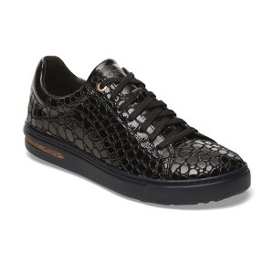 Bend Low Shiny Croc Black Embossed Patent Leather