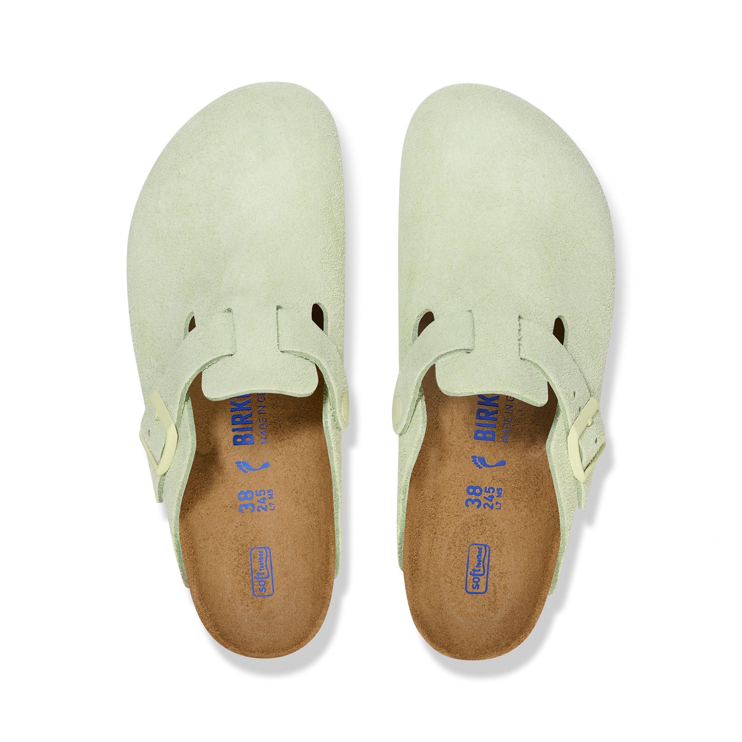 Boston SFB Faded Lime Suede Leather - Image 3