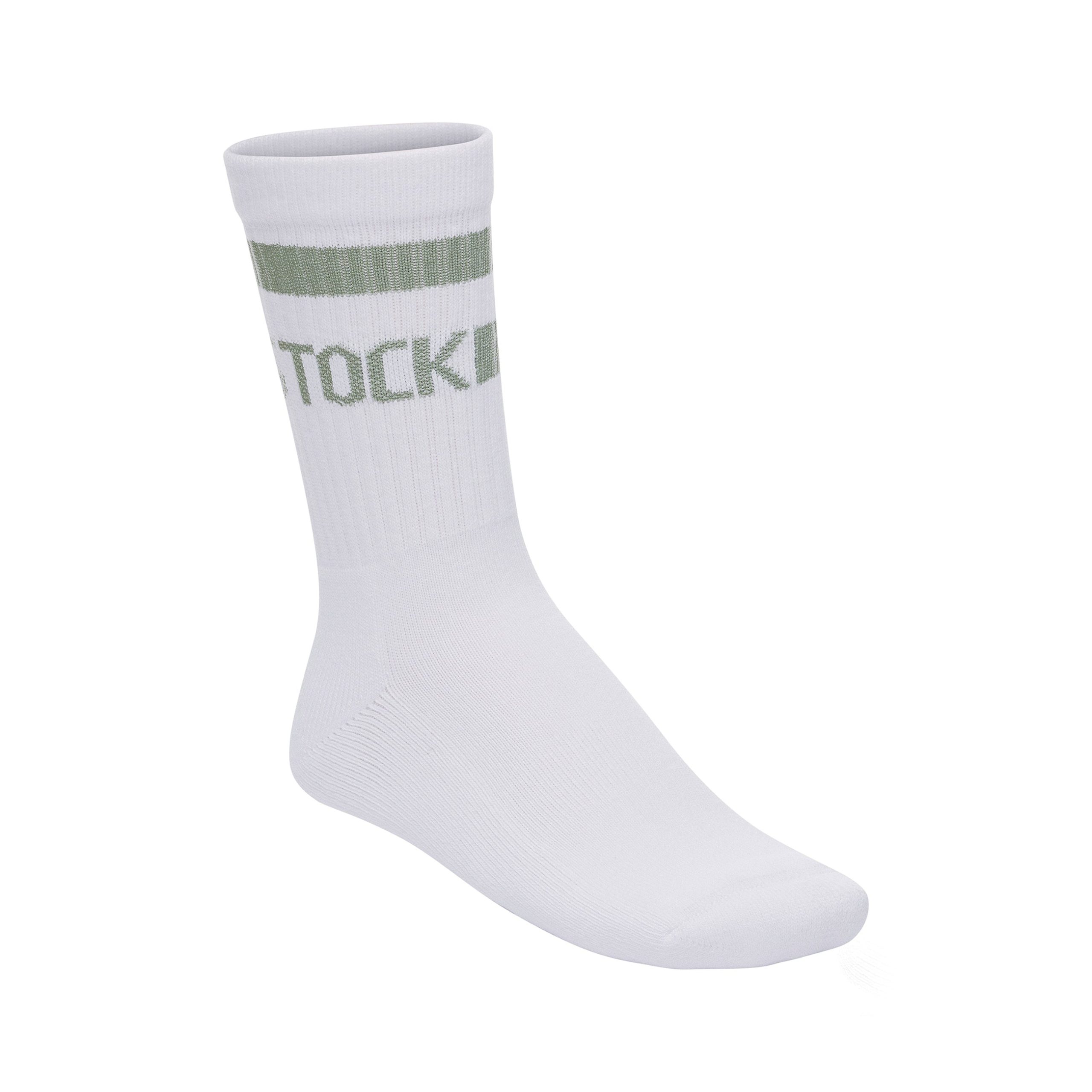 Cotton Tennis Sock White/Pure Sage