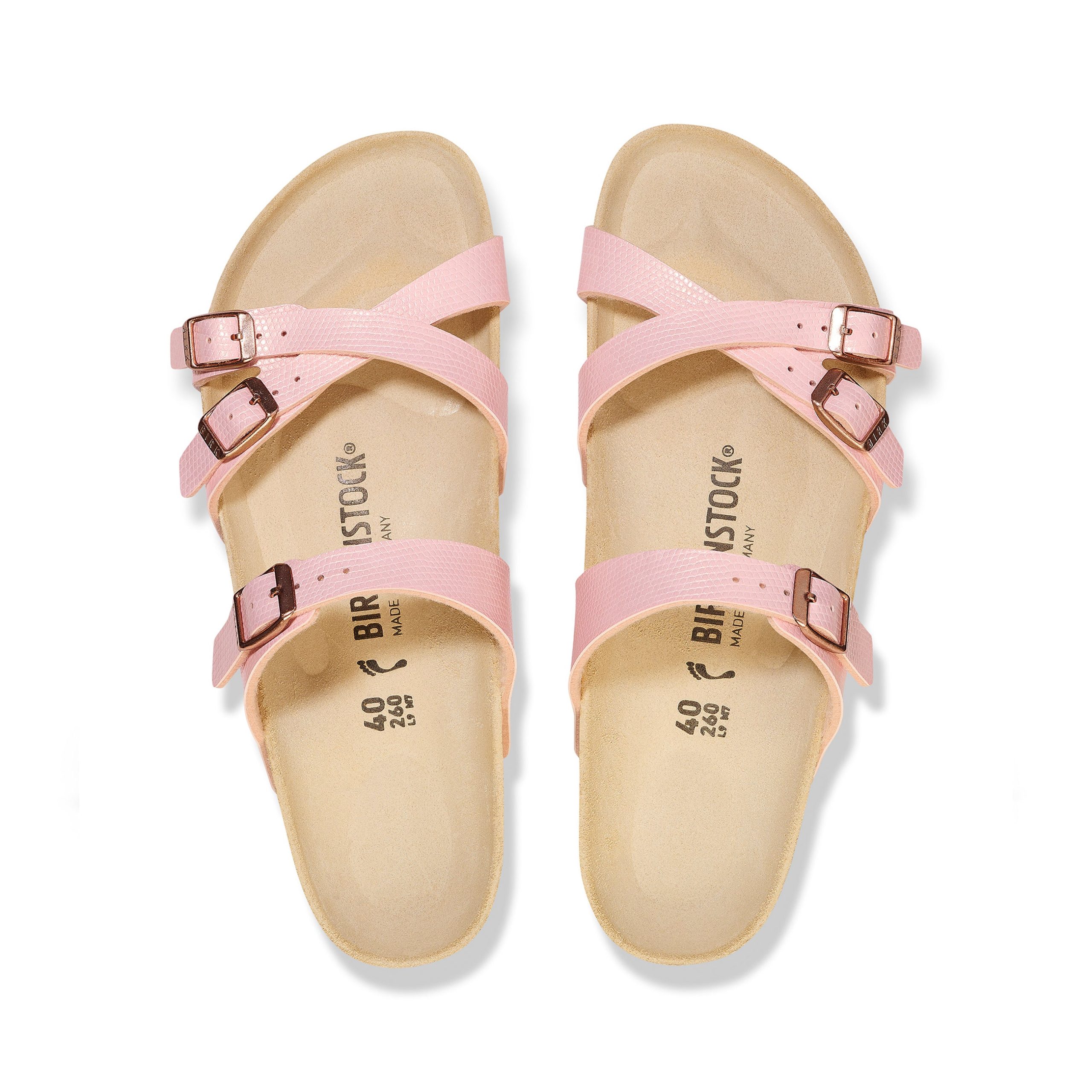 Franca Shiny Light Rose Embossed Birko-Flor - Image 3