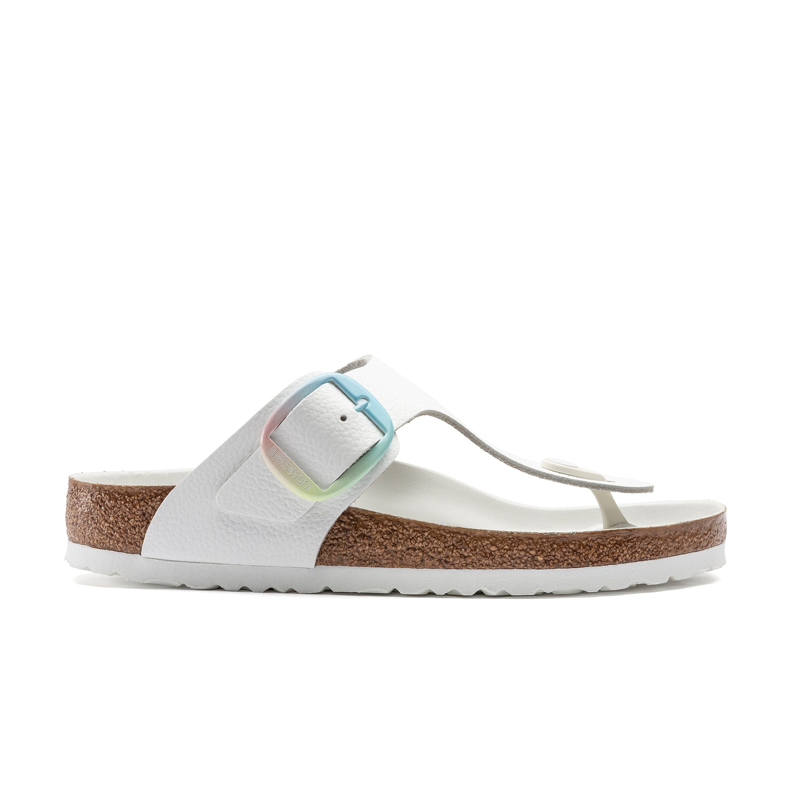 Gizeh Big Buckle Ombre White Smooth Leather - Image 2