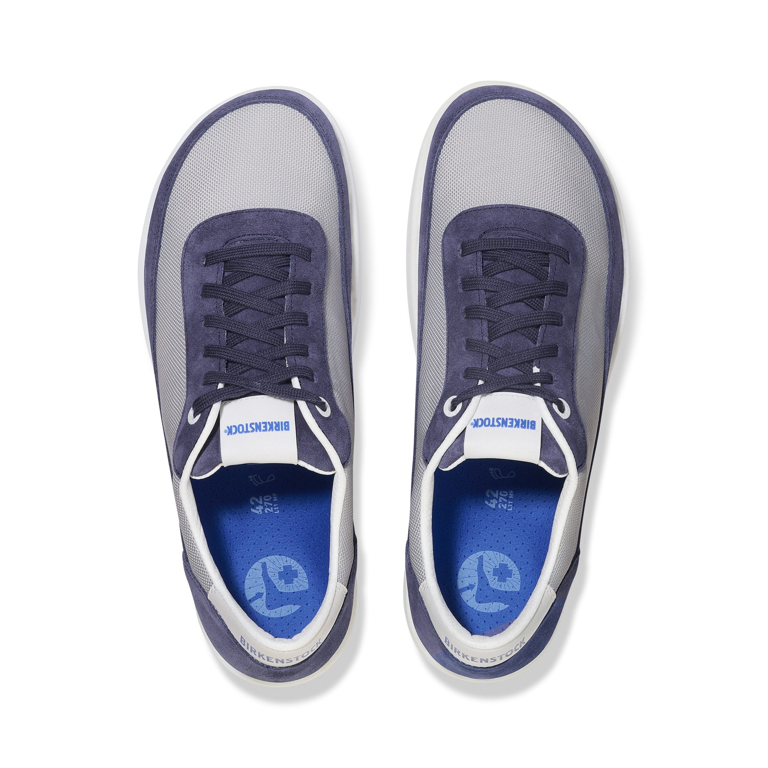 Honnef City Indigo/Stone Coin Nylon Mesh/Suede Leather - Image 3