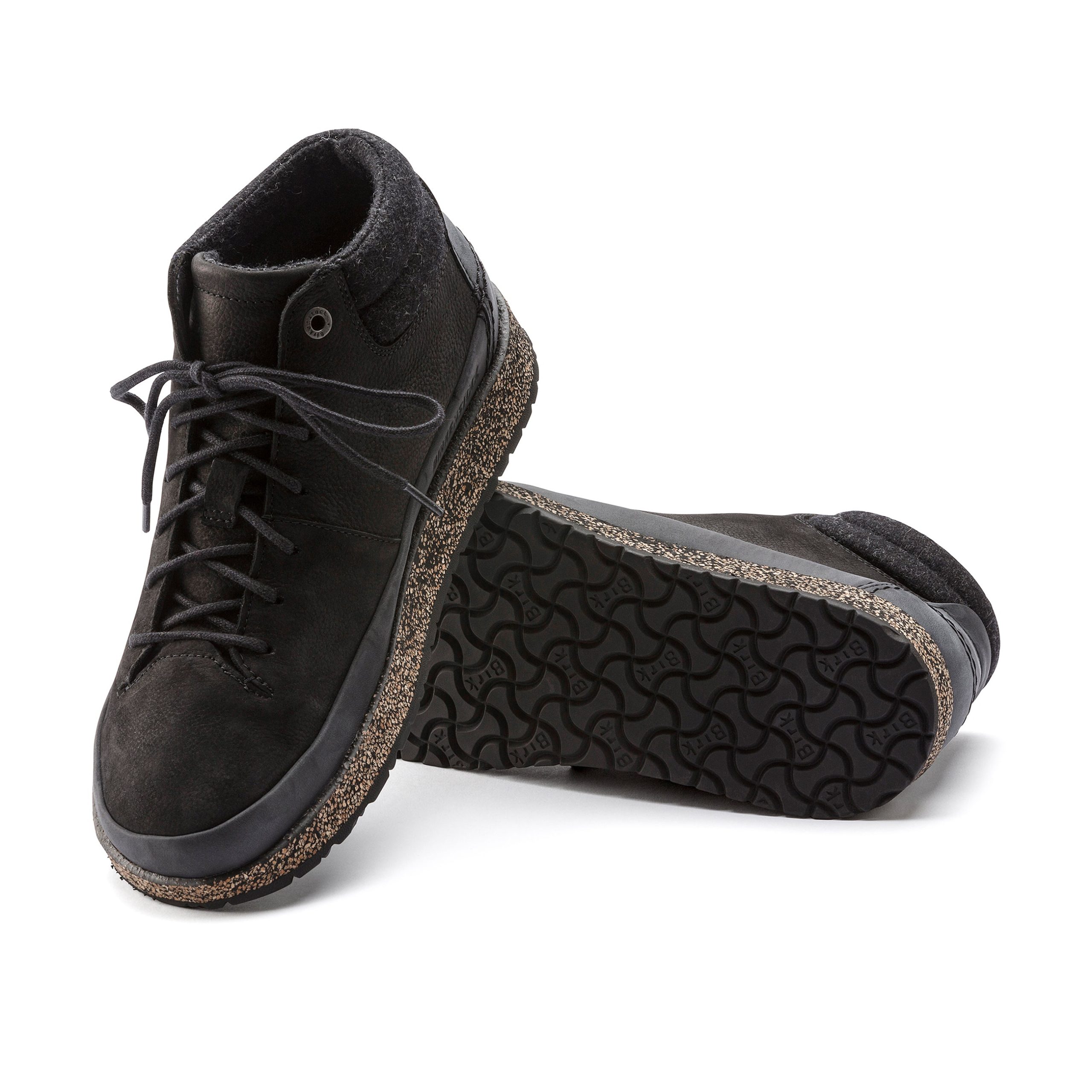Honnef High Black Oiled Nubuck Leather - Image 4