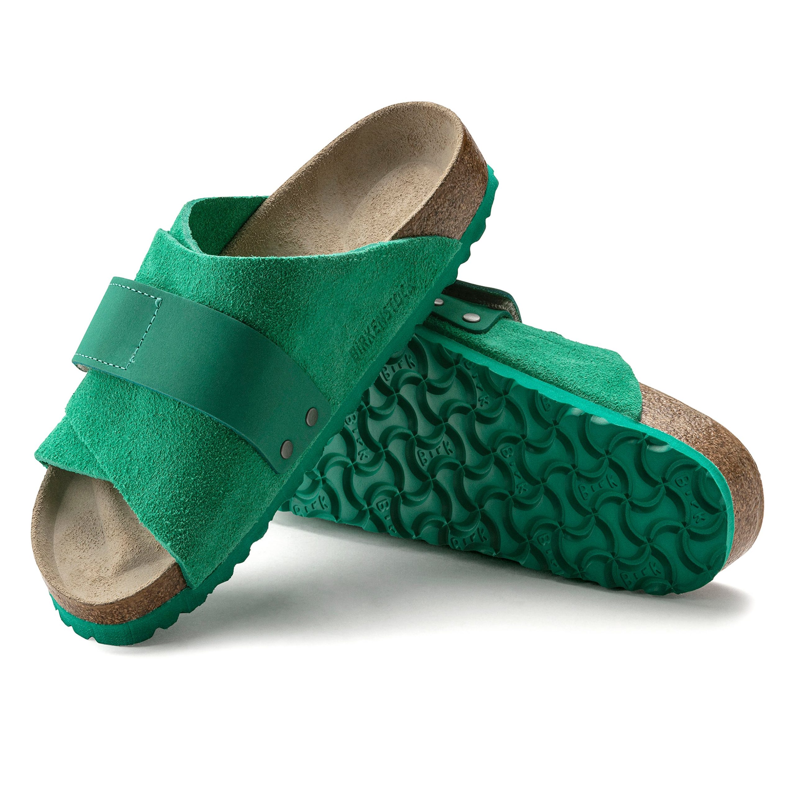 Kyoto Bold Green Suede/Nubuck Leather - Image 4