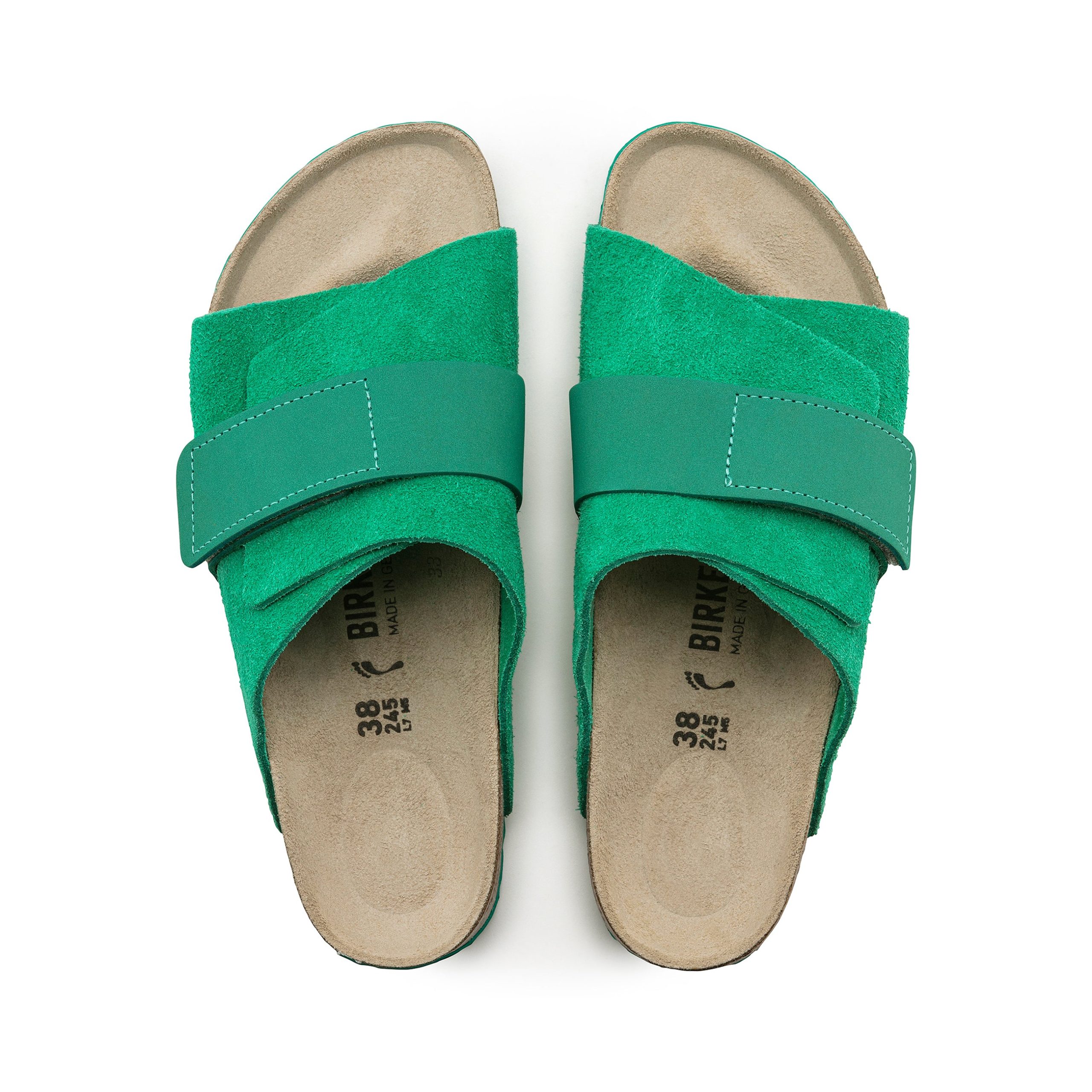 Kyoto Bold Green Suede/Nubuck Leather - Image 3