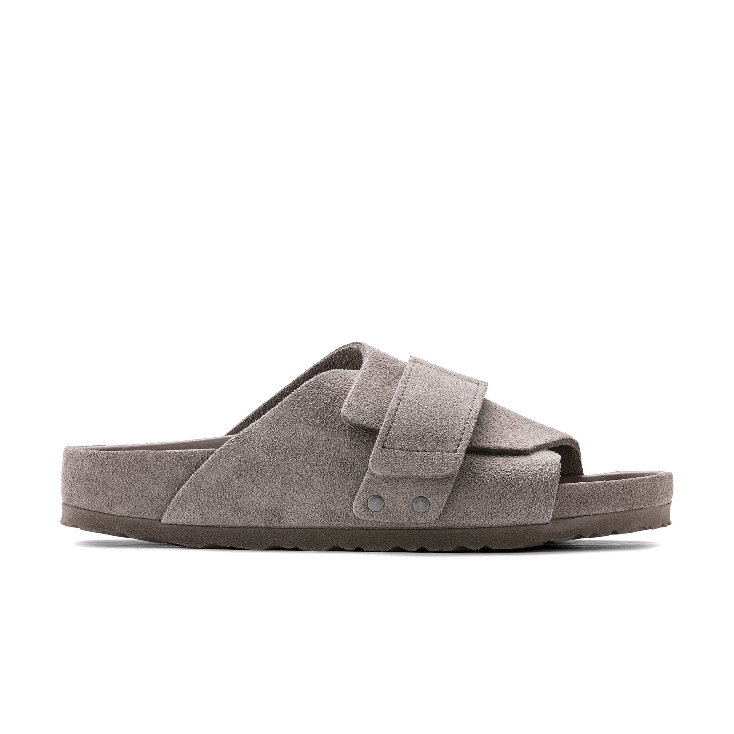 Kyoto Exquisite Grey Taupe Suede Leather - Image 2