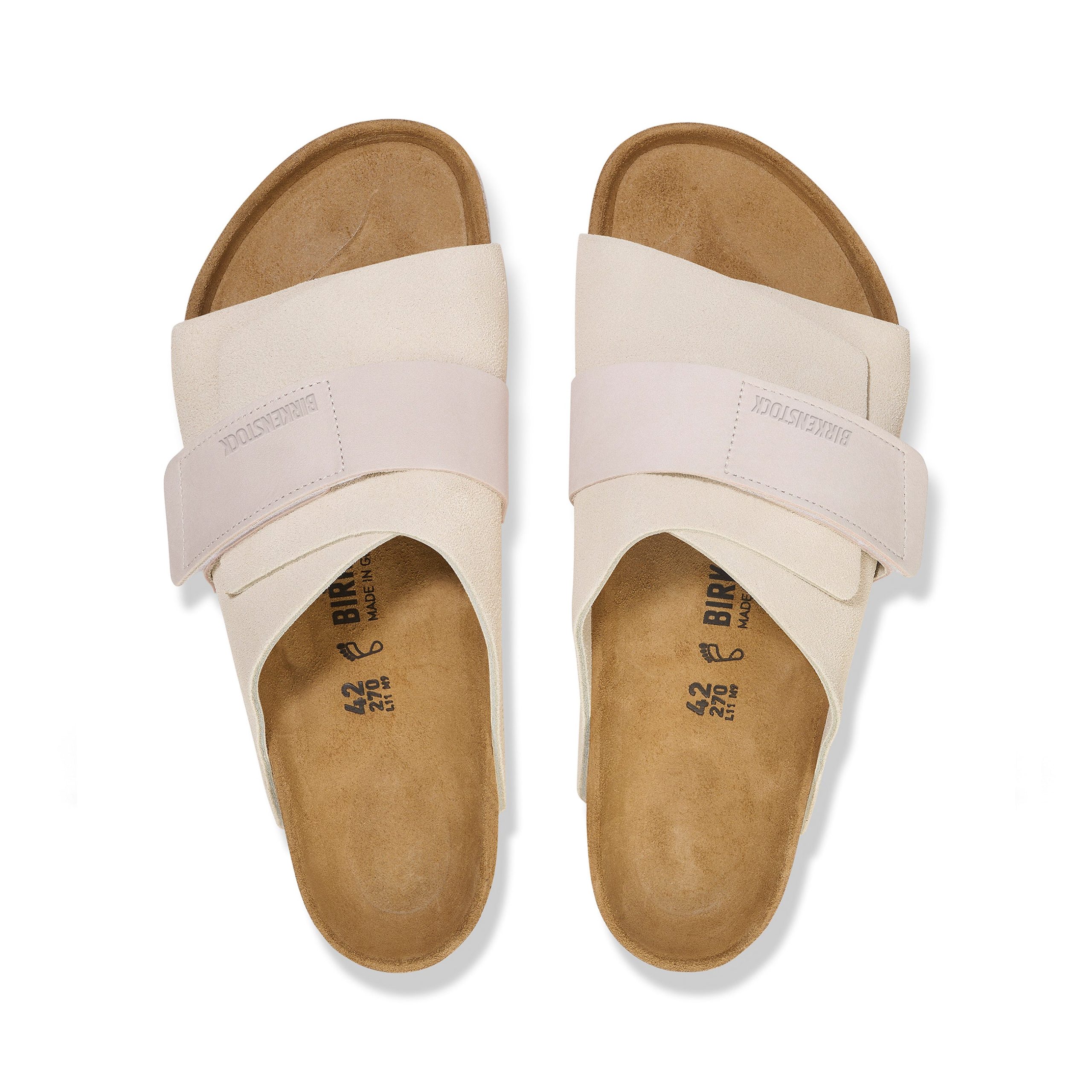 Kyoto Antique White Nubuck/Suede Leather - Image 3