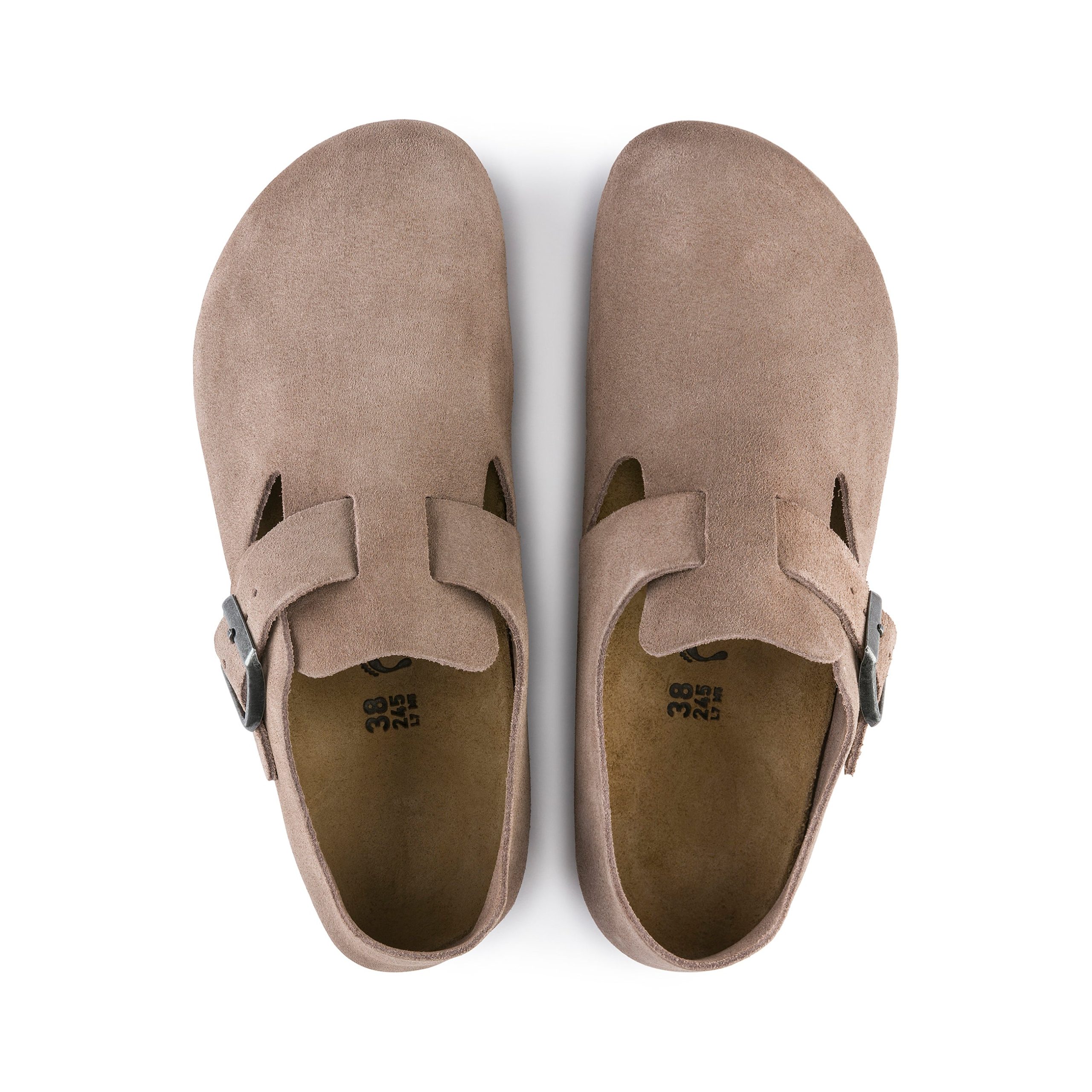London Taupe Suede Leather - Image 3