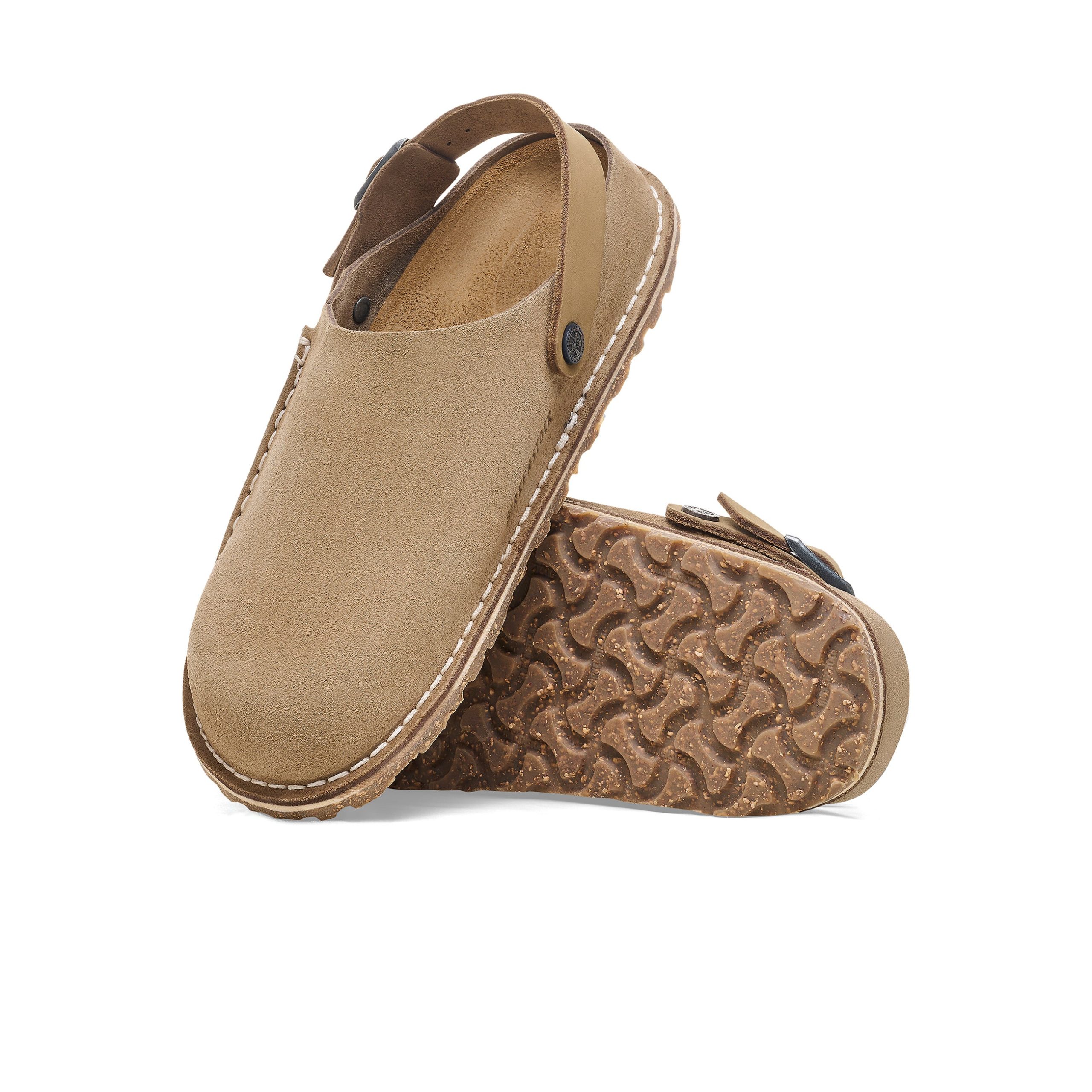 Lutry Grey Taupe Suede Leather - Image 4