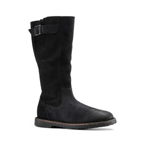 Melrose High Graphite Suede Leather