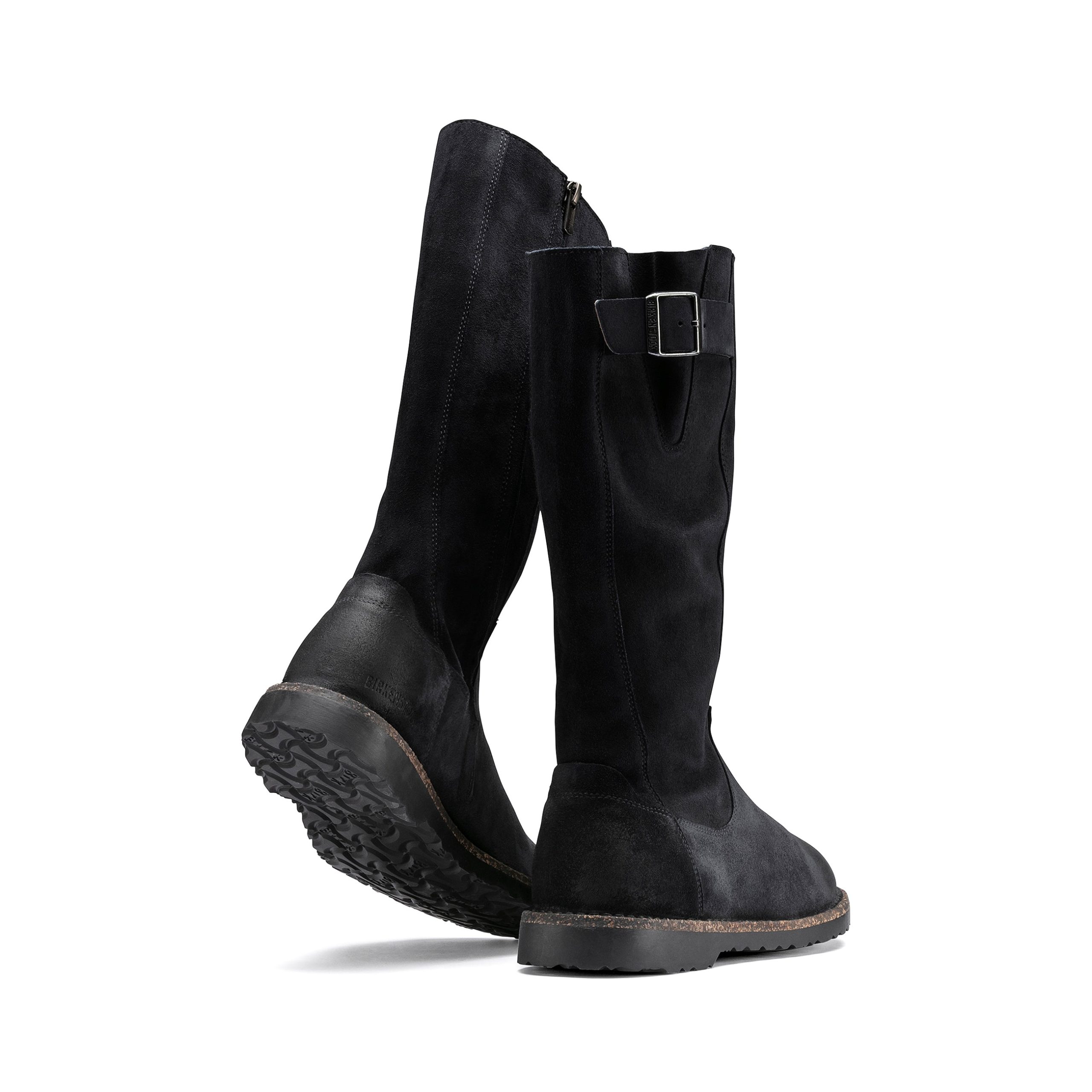 Melrose High Graphite Suede Leather - Image 4