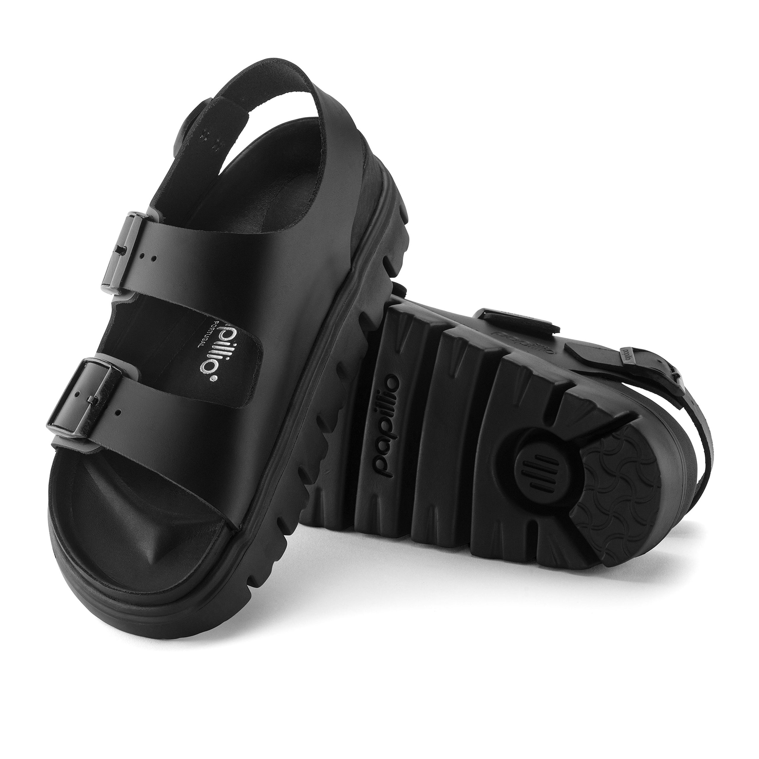 Milano Chunky Exquisite Black Smooth Leather - Image 4