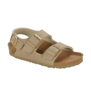 Milano Kids Vegan Canvas Faded Khaki Textile
