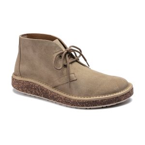 Milton Ginger Suede Leather