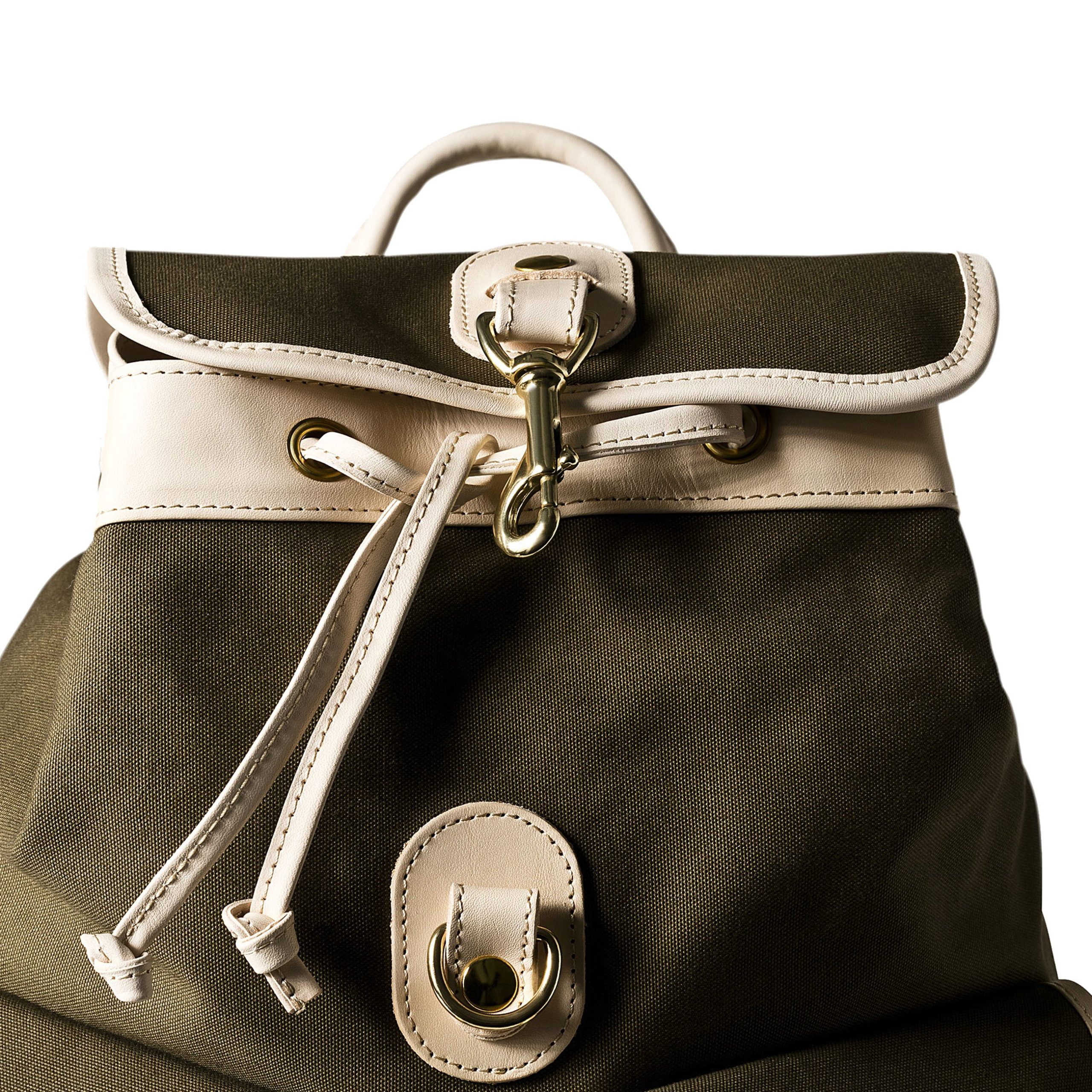 Oslo Bag Olive Green Canvas - Image 6