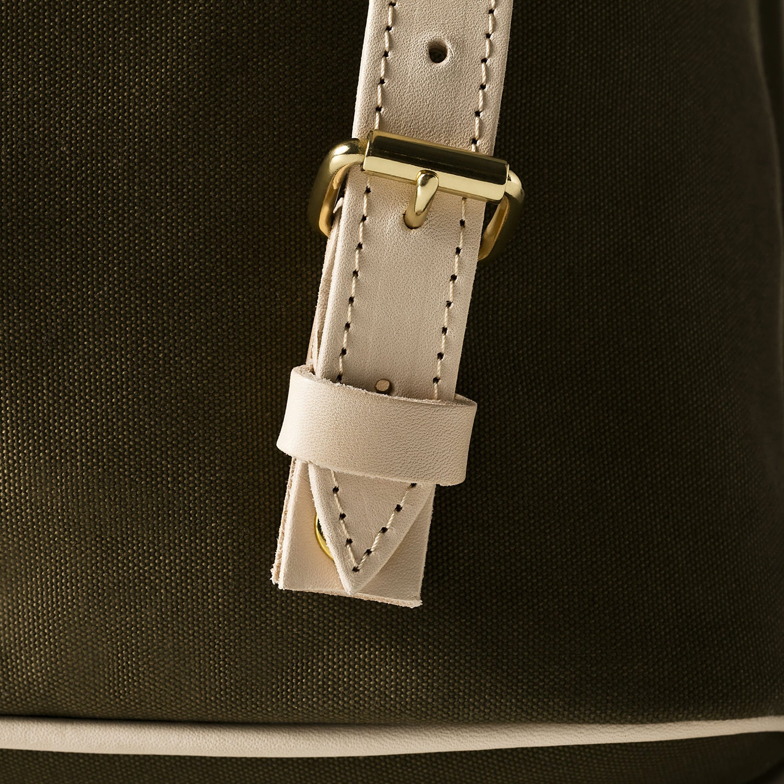 Oslo Bag Olive Green Canvas - Image 4