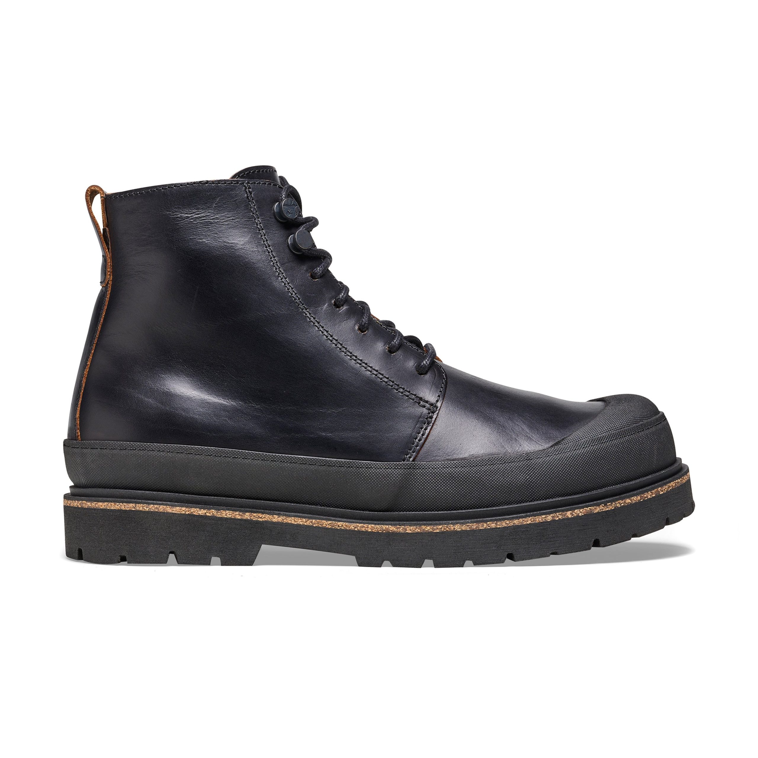 Prescott Mens Black Natural Leather - Image 2