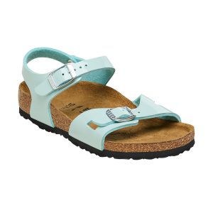 Rio Kids Patent Surf Green Birko-Flor Patent