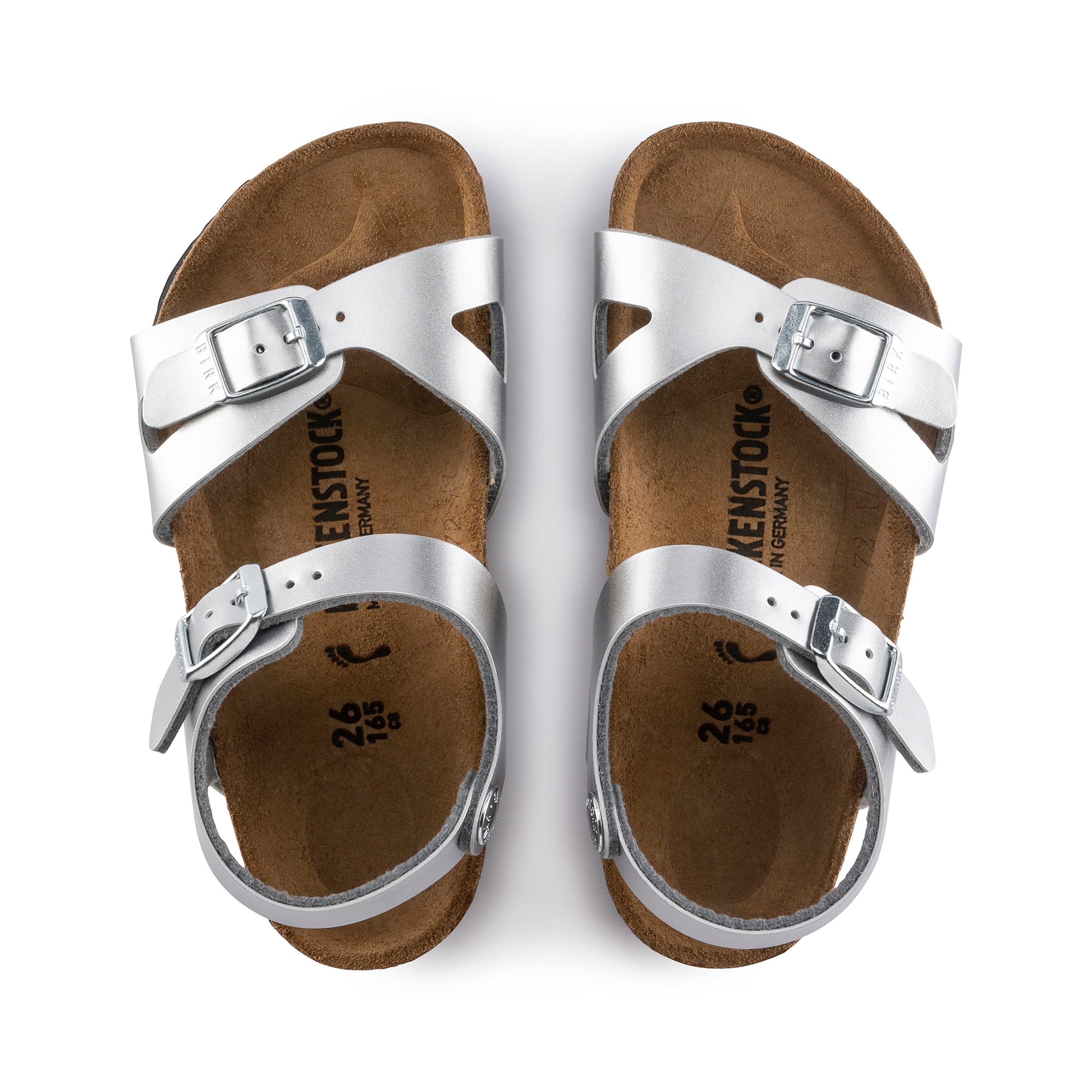 Rio Kids Metallic Silver Birko-Flor - Image 3