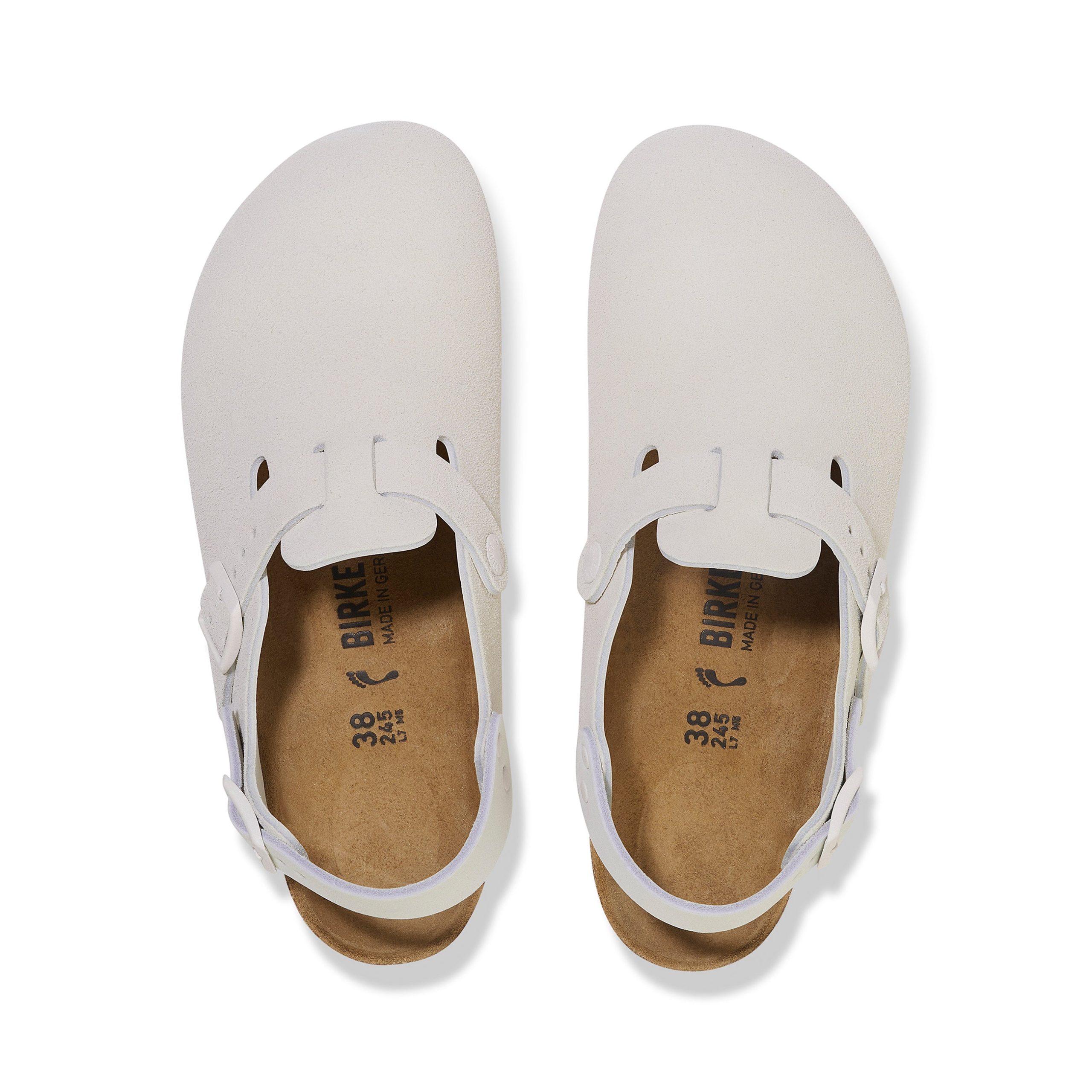 Tokio Antique White Suede Leather - Image 3